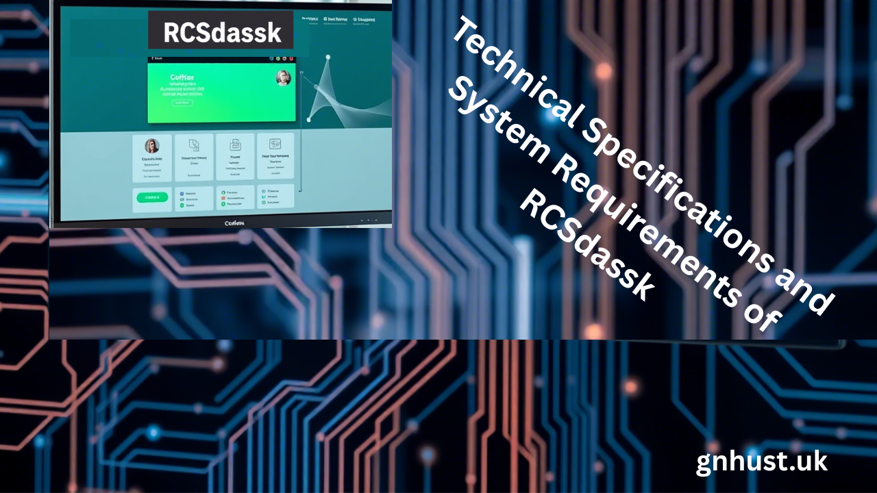 Technical Specifications and System Requirements of RCSdassk